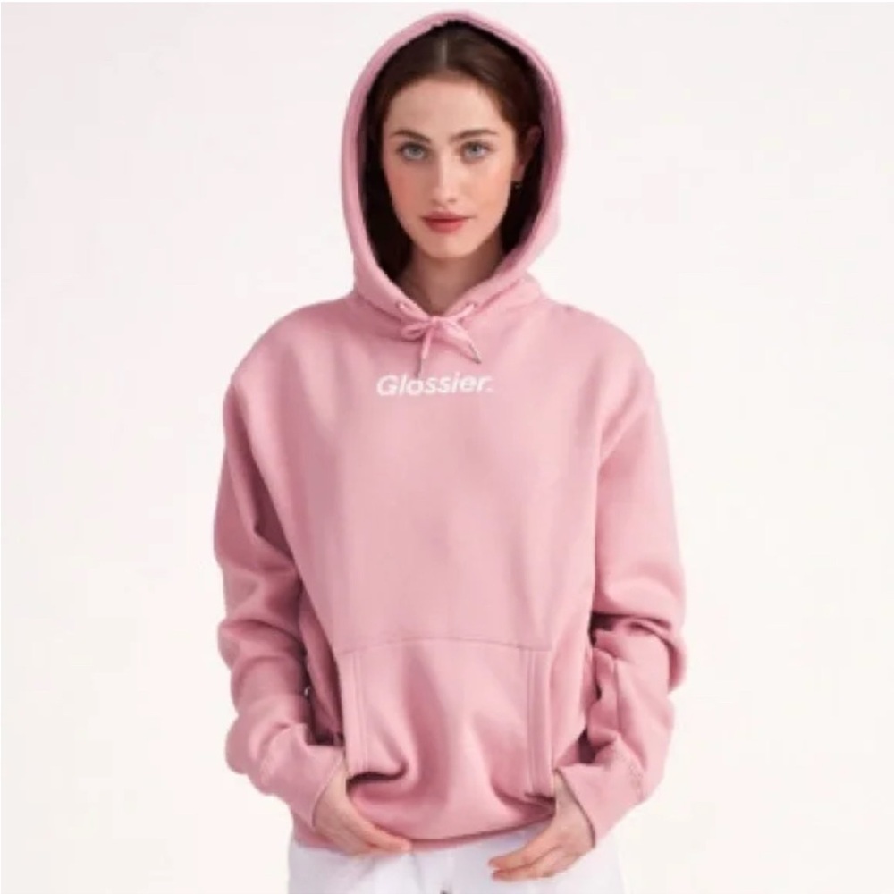 Glossier Pink Hoodie - Picture 2 of 8